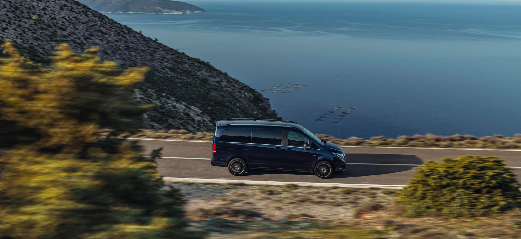 the beauty of the Mediterranean coast on the way from Milan