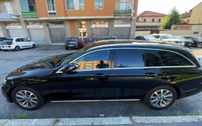 Mercedes E class Taxi Transfer Milan