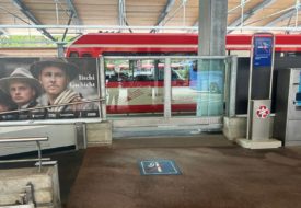 The train from Täsch to Zermatt