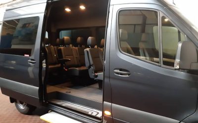 Taxi in Milan with Mercedes Sprinter
