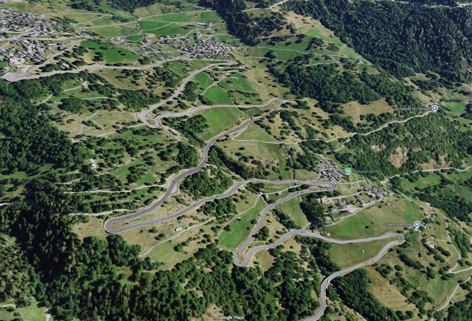 The Les Châbles Serpentine in Verbier 3D