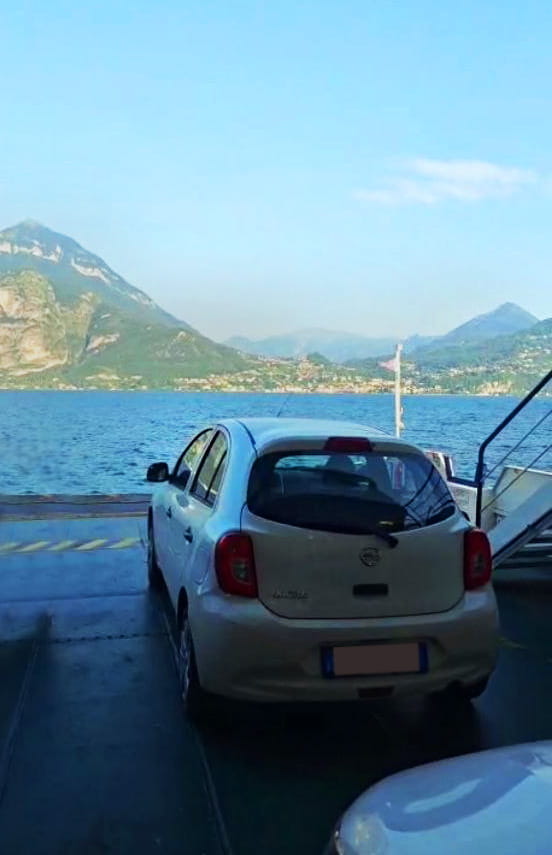 Car ferry to Varenna Car ferry to Varenna