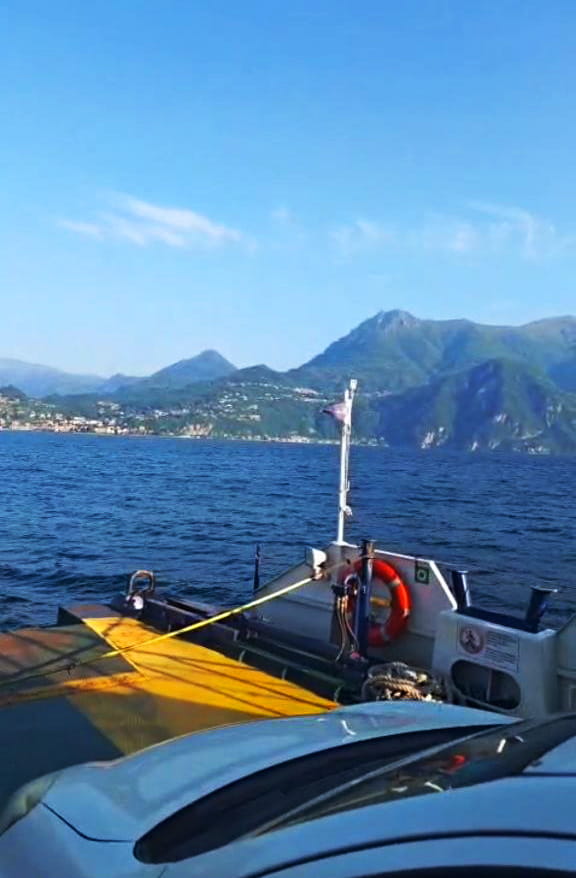 The car ferry to Bellagio